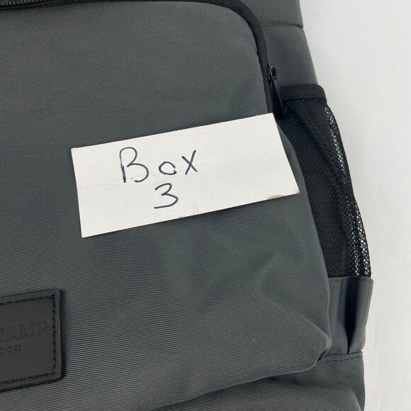 Duchamp Lightweight Gray Foldover Backpack - Picture 10 of 11